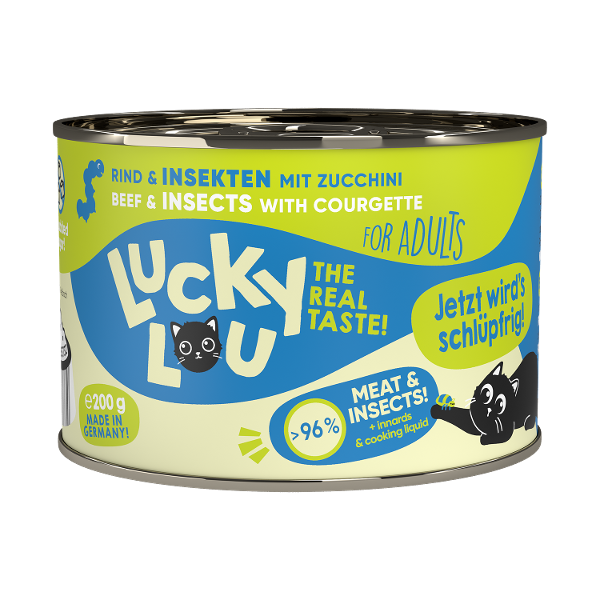Lucky Lou Lifestage Adult 200g rund en insecten