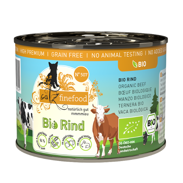 Catz Finefood Bio 200g N507 Rundvless Catz Finefood Bio 200g N507 Rundvless