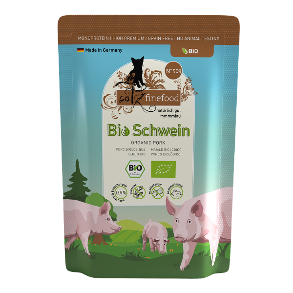 Catz Finefood Bio 85g N509 Varkensvlees