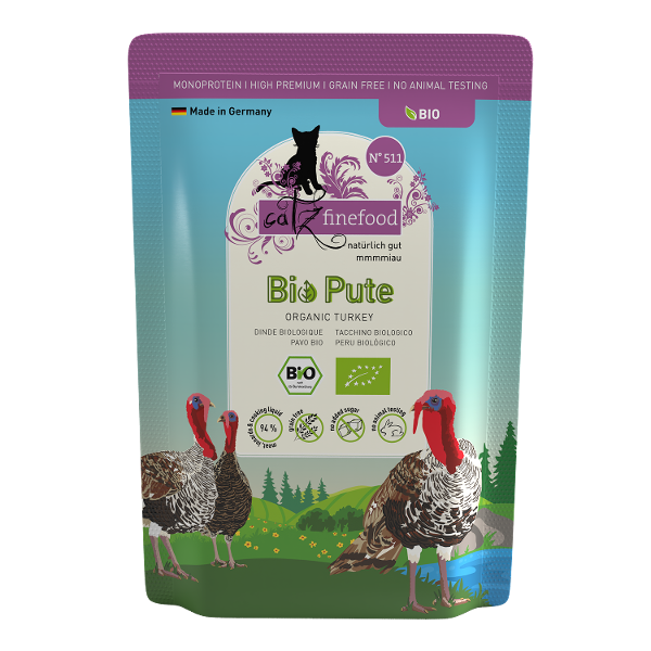Catz Finefood Bio 85g N511 Kalkoen