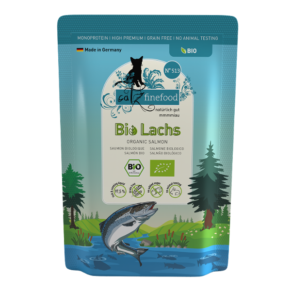 Catz Finefood Bio 85g N513 Zalm Catz Finefood Bio 85g N513 Zalm