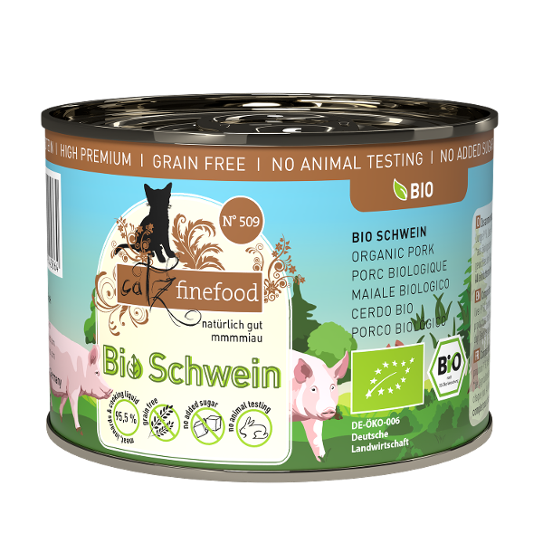 Catz Finefood Bio 200g N509 Varkensvlees Catz Finefood Bio 200g N509 Varkensvlees