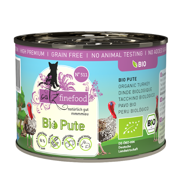 Catz Finefood Bio 200g N511 Bio Kalkoen