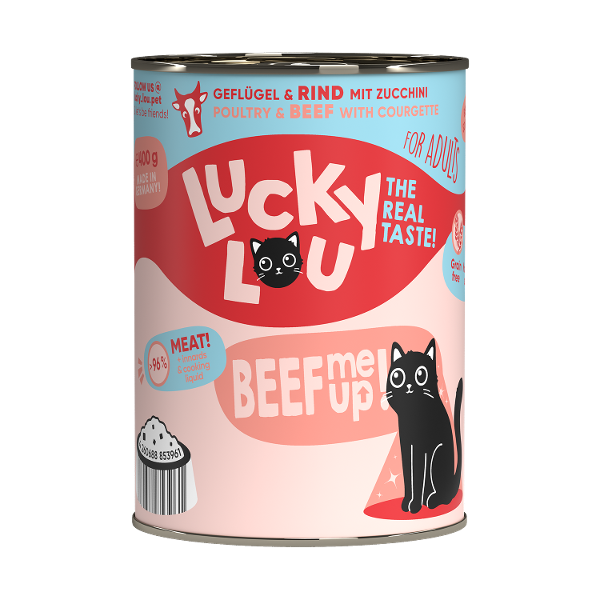 Lucky Lou Lifestage Adult 400g gevogelte en rund
