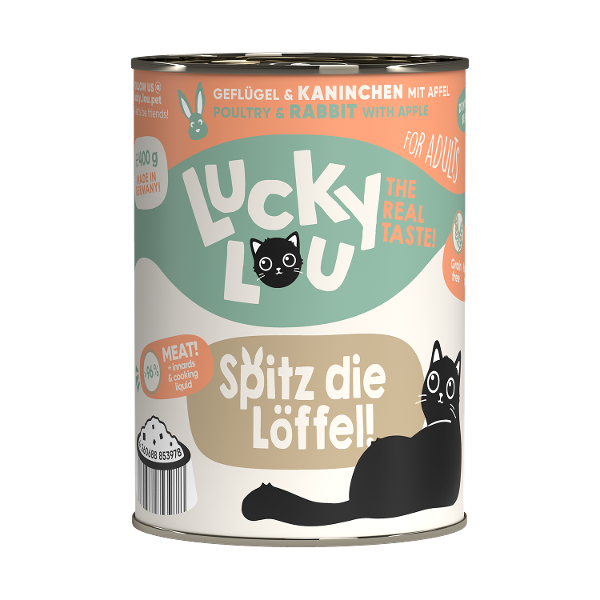 Lucky Lou Lifestage Adult 400g gevogelte en konijn
