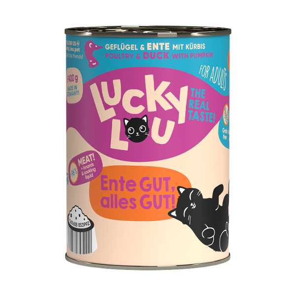 Lucky Lou Lifestage Adult 400g Gevogelte & Eend