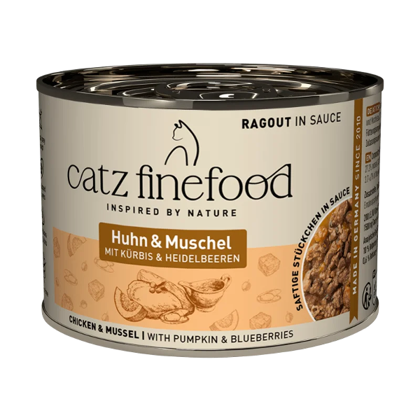 Catz Finefood RAGOUT IN SAUCE Kip & Mosselen 190g Catz Finefood RAGOUT IN SAUCE Kip & Mosselen 190g