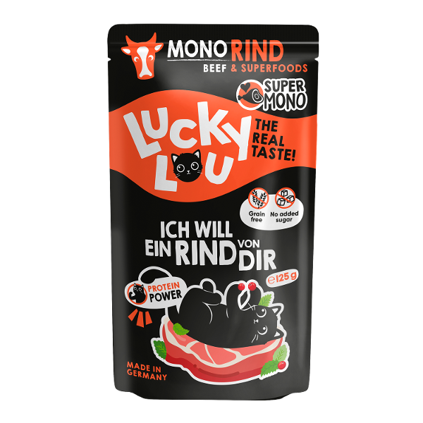 Lucky Lou SuperMono² zakje 125g rund Lucky Lou SuperMono² zakje 125g rund