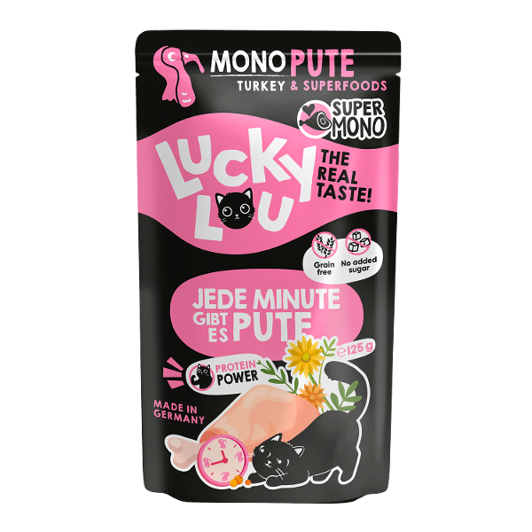 Lucky Lou SuperMono² zakje 125g kalkoen Lucky Lou SuperMono² zakje 125g kalkoen