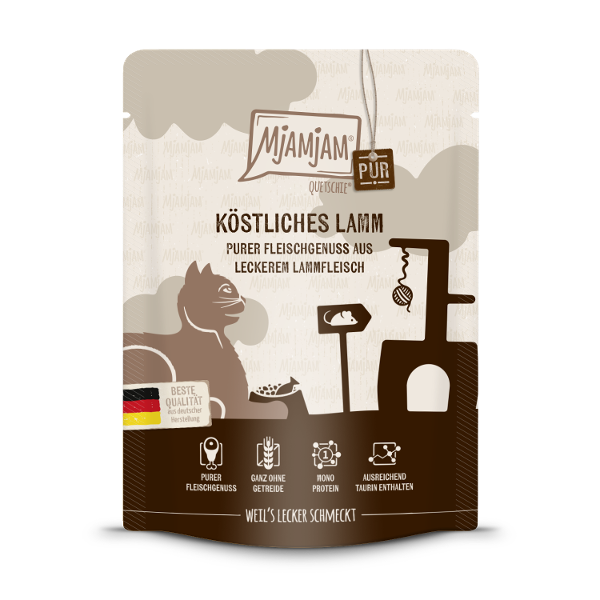 Mjamjam Puur Vlees zakje 300g lam