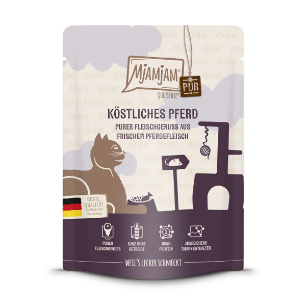 Mjamjam Puur Vlees zakje 300g paard