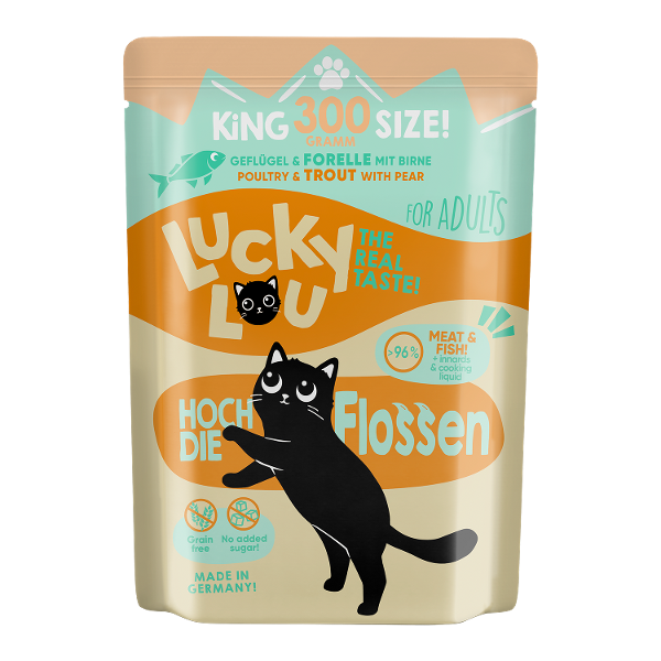 Lucky Lou Lifestage adult 300g forel Lucky Lou Lifestage adult 300g forel