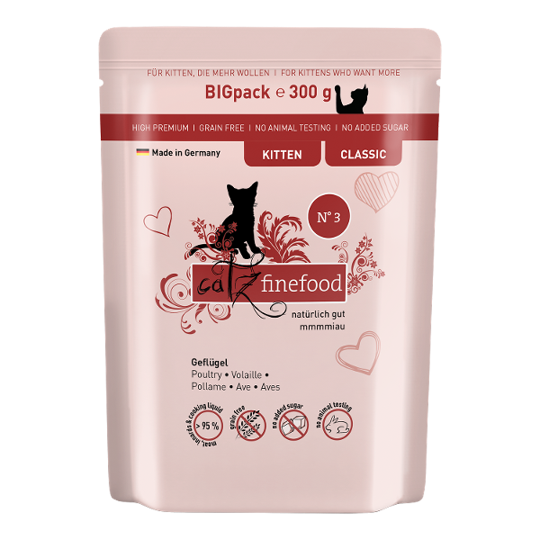 Catz Finefood Classic 300g Kitten N03 Gevogelte Catz Finefood Classic 300g Kitten N03 Gevogelte