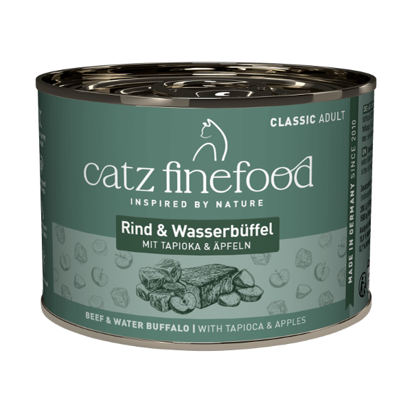 Catz Finefood CLASSIC Adult Rundvlees & waterbuffel 200g Catz Finefood CLASSIC Adult Rundvlees & waterbuffel 200g