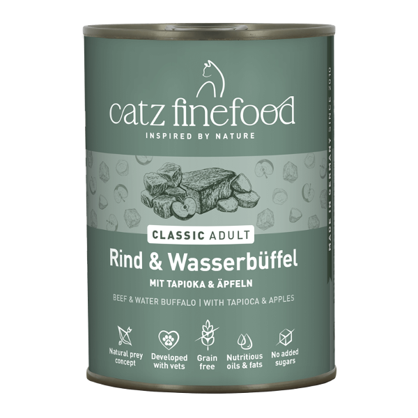 Catz Finefood Classic 400g Rundvlees & Waterbuffel
