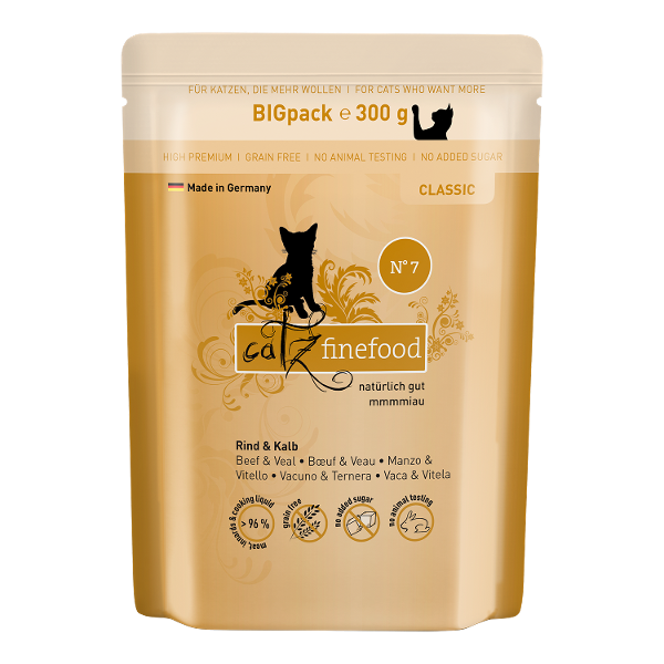 Catz Finefood Classic 300g N07 Rund & Kalfsvlees