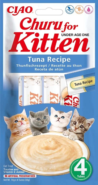 Inaba Churu Purée Kitten tonijn