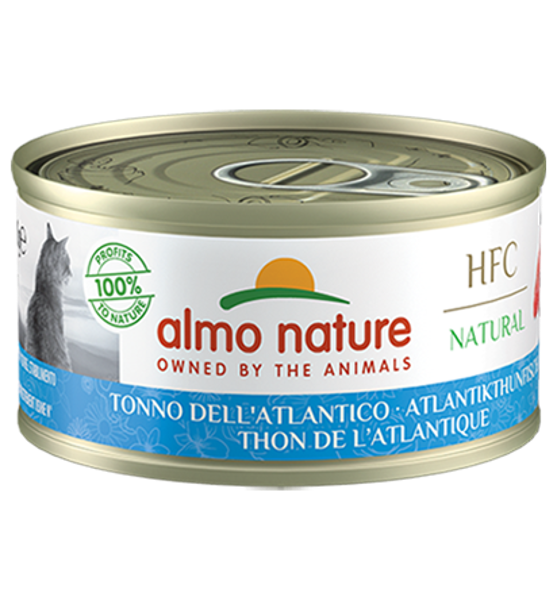 Almo Nature Katten Natvoer HFC NaturaAlmo Nature Katten Natvoer HFC Natural Atlantische tonijnl kippenbout