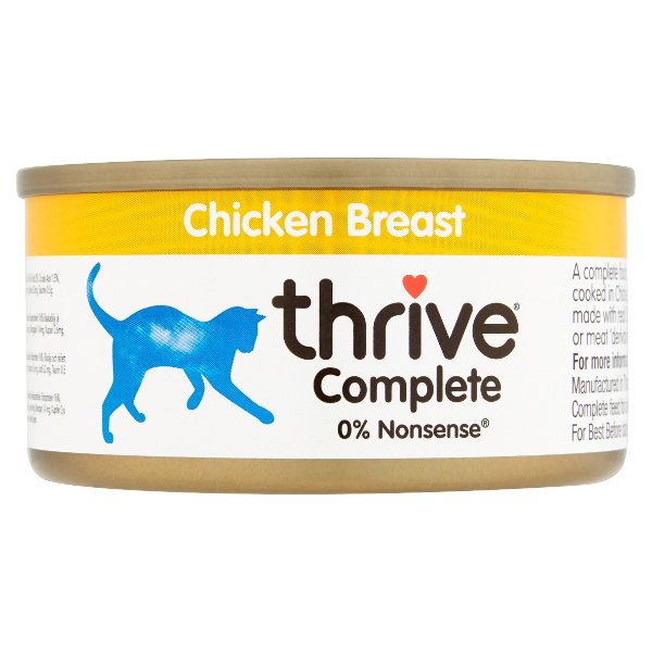Thrive Complete natvoer kat 75g kip