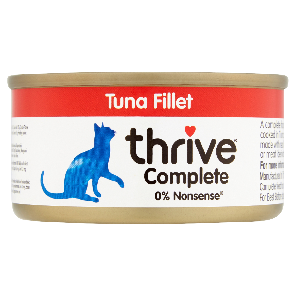 Thrive Complete natvoer kat 75g tonijn Thrive Complete natvoer kat 75g tonijn