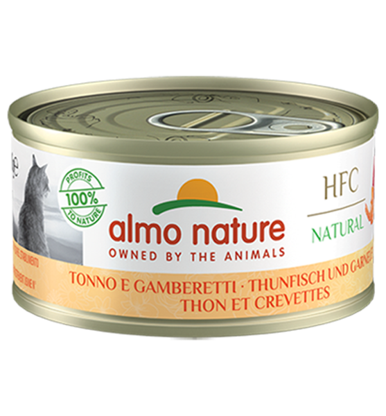 Almo Nature Katten Natvoer HFC Natural tonijn & garnalen