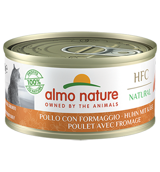 Almo Nature Kattenvoer HFC Natural 70g kip & kaas