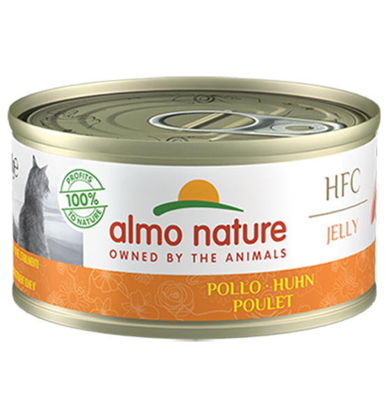 Almo Nature Kattenvoer HFC Jelly 70g kip