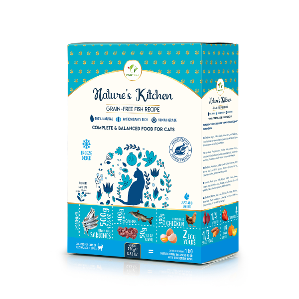 Pawfect Freeze-dried kattenvoer vis 250g