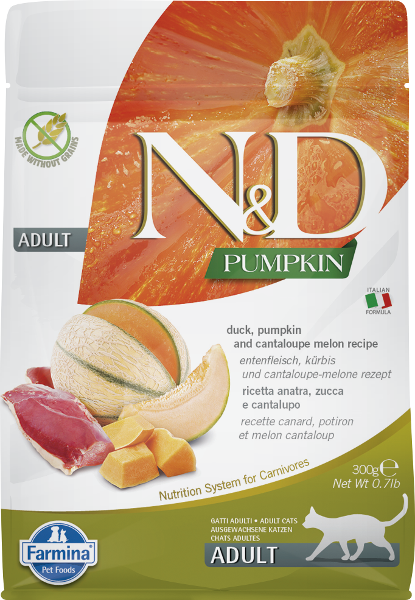 Farmina N&D Pumpkin Adult Cat Eend & Meloen Farmina N&D Pumpkin Adult Cat Eend & Meloen