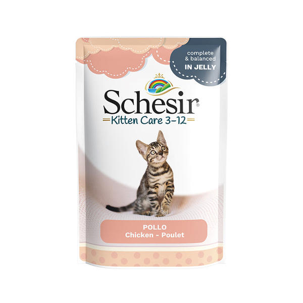 Schesir Kitten Care 3-12 chicken in jelly 85g Schesir Kitten Care 3-12 chicken in jelly 85g