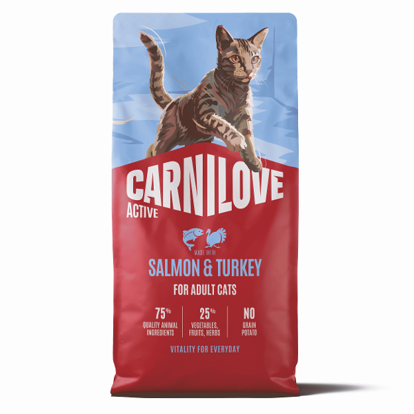 Carnilove Active Adult Cat Salmon & Turkey 6kg