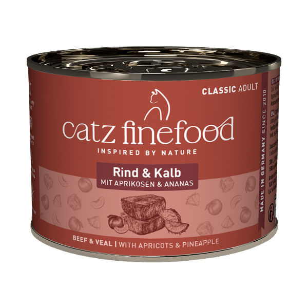 Catz Finefood Classic 200g Rund & Kalfsvlees Catz Finefood Classic 200g Rund & Kalfsvlees