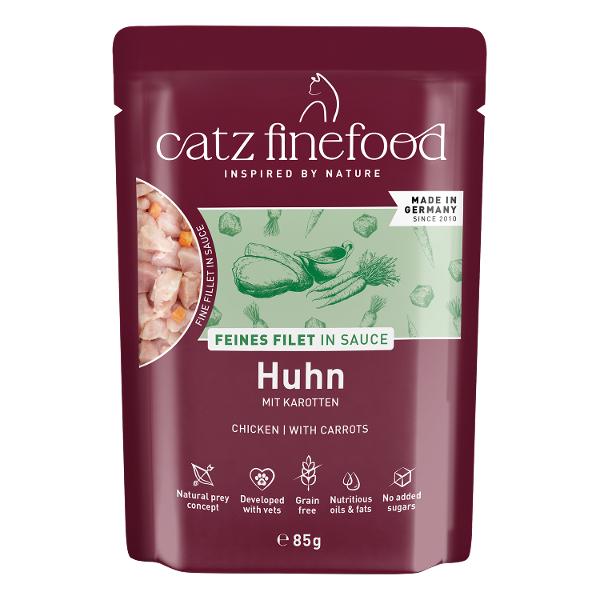 Catz Finefood FEINES FILET IN SAUCE 85g kip Catz Finefood FEINES FILET IN SAUCE 85g kip