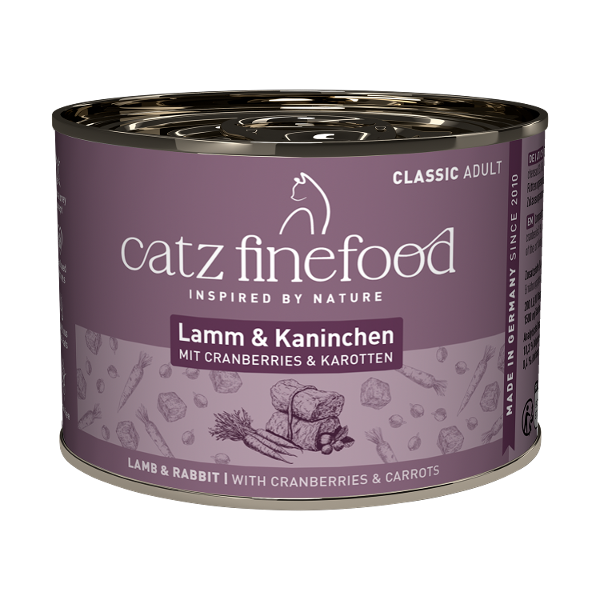 Catz Finefood CLASSIC Adult 200g Lam & Konijn 