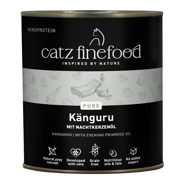 Catz Finefood PURE 800g Kangoeroe Catz Finefood PURE 800g Kangoeroe