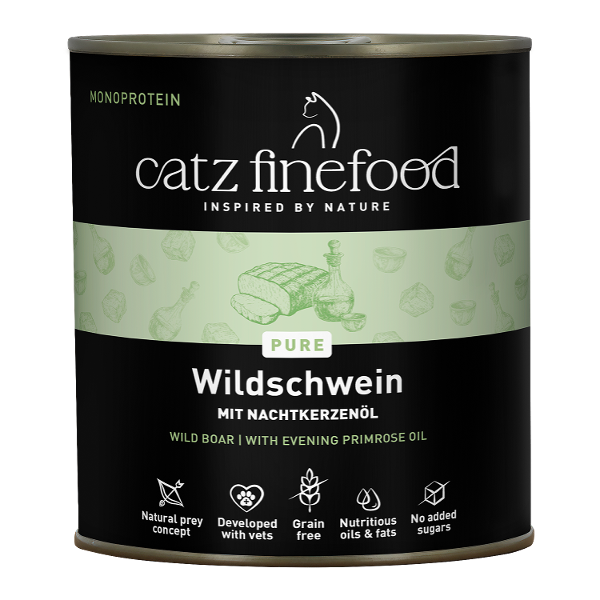 Catz Finefood PURE 800g Wild Zwijn Catz Finefood PURE 800g Wild Zwijn