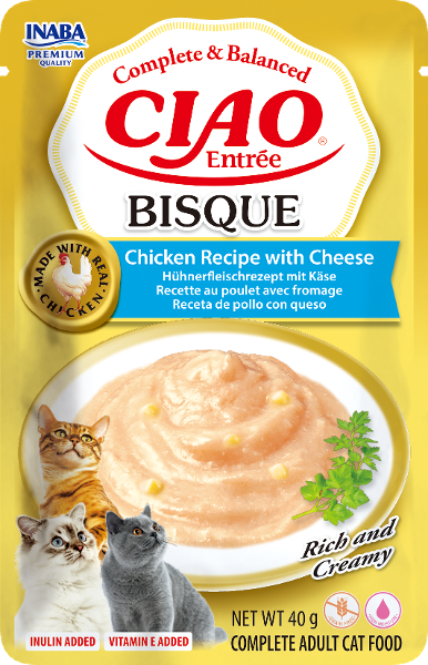 Inaba CIAO Entrée Bisque 40g kip & kaas