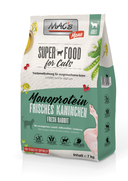 Mac's superfood for cats mono rabbit 7kg Mac's superfood for cats mono rabbit 7kg