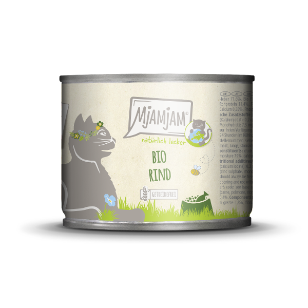 Mjamjam Bio natvoer kat rund 200g