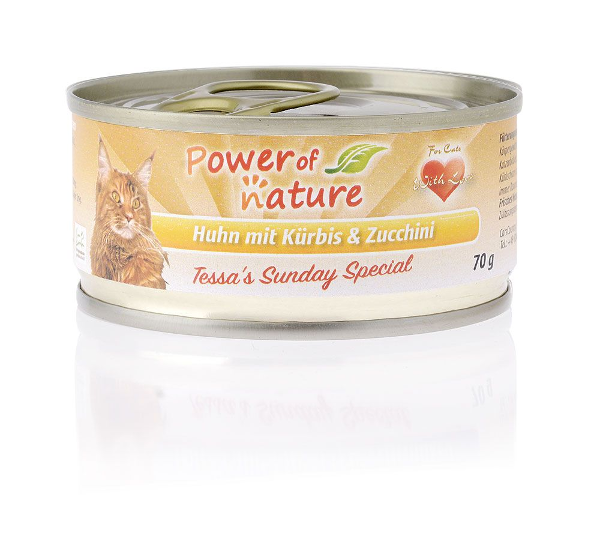 Power of Nature Tessa's Sunday Special 70g Kip met pompoen en courgette Power of Nature Tessa's Sunday Special 70g Kip met pompoen en courgette