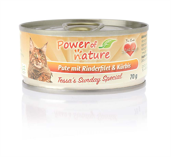 Power of Nature Tessa's Sunday Special 70g Kalkoen met ossenhaas