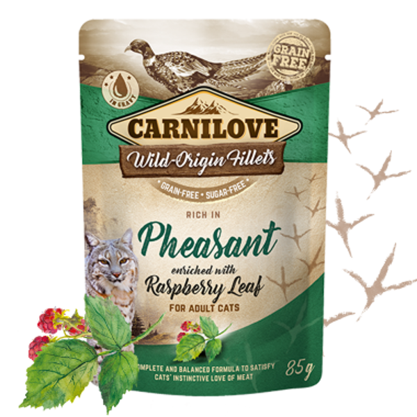 Carnilove katten zakje 85g fazant