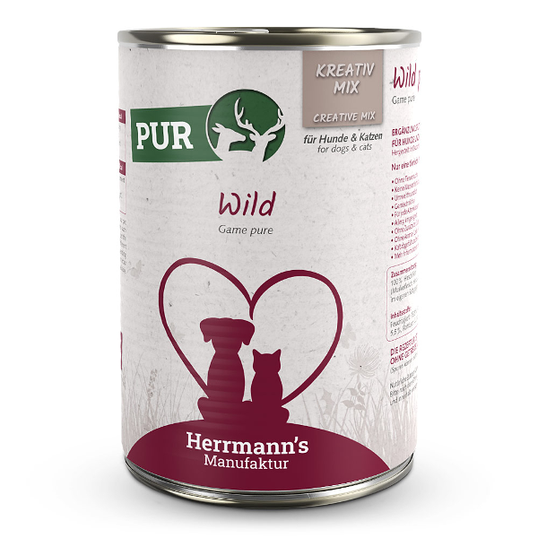 Herrmann's Puur Vlees – Wild 400g Herrmann's Puur Vlees – Wild 400g