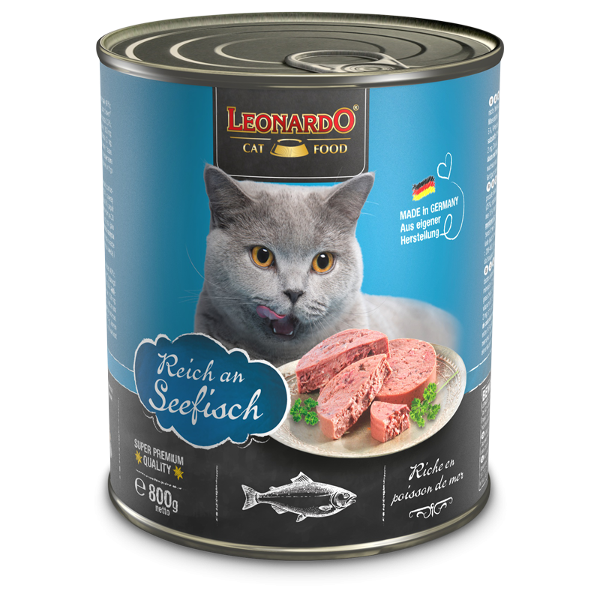 Leonardo Natvoer Kat Blikje 800g vis Leonardo Natvoer Kat Blikje 800g vis