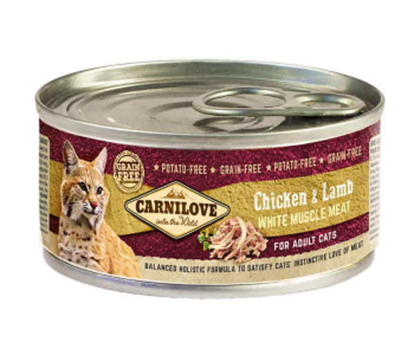 Carnilove katten blikje kip & lam Carnilove katten blikje kip & lam