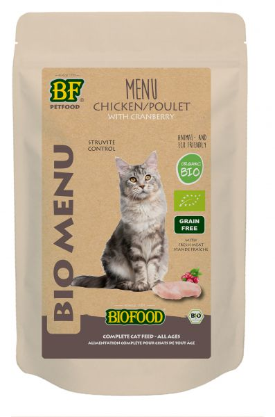 Biofood Bio Kattenvoer Kip Menu is Biologisch Biofood Bio Kattenvoer Kip Menu is Biologisch