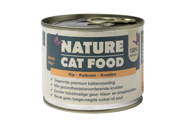 Nature Cat Food Kip & Kalkoen 200g