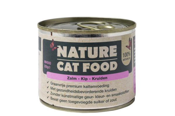 Nature Cat Food Zalm & Kip 200g