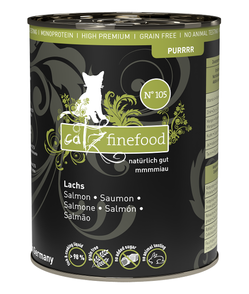 Catz Finefood Purrrr 375g N105 Zalm Catz Finefood Purrrr 375g N105 Zalm