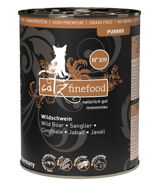 Catz Finefood Purrrr 400g N109 Wild Zwijn
